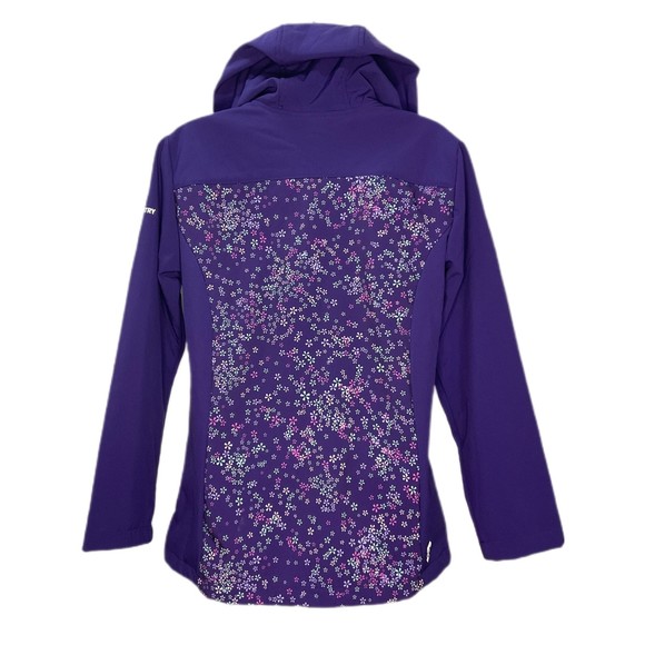 Free Country Girls Purple Jacket Faux Fur lined Inside Hoody Size 14/16 XXL - Picture 2 of 11